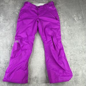 The North Face Snow Pants Girls Medium 10/12 Purple HyVent EZ Grow Ski